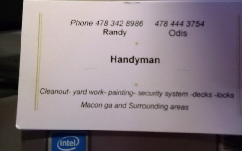 Handyman Randy — Handyman/Handywoman/Handyperson in Macon